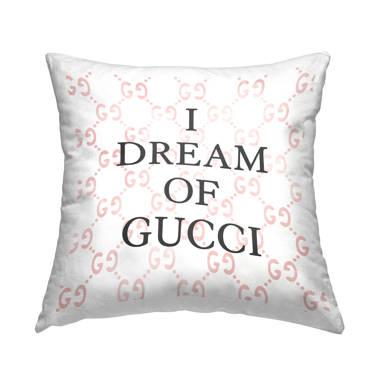 Gucci on sale pillow cover